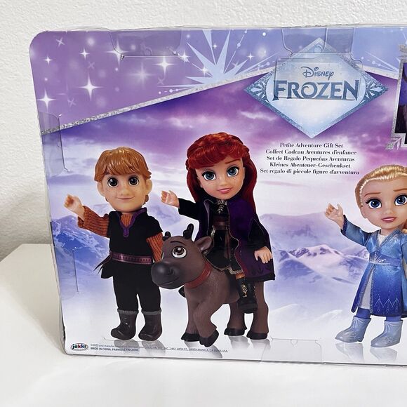 Disney Frozen II Petite Adventure 6" Dolls Gift Set Anna Elsa Olaf Kristoff NEW - Picture 10 of 16